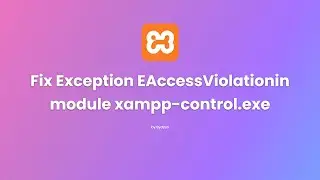 Fix XAMPP Error 