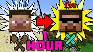 ONE HOUR of How to Transform from NOOB to PRO in Minecraft | Minecraft Animation