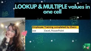 Lookup and return MULTIPLE values in one cell in MS Excel using UNIQUE, TEXTJOIN and IF