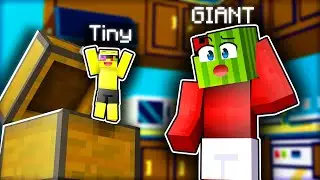 GIANT vs TINY Hide and Seek in Minecraft!