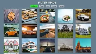 Filter Image |  HTML CSS Javascript