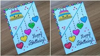 DIY || Happy Birthday greeting card for best friend || Birthday card ideas easy Handmade