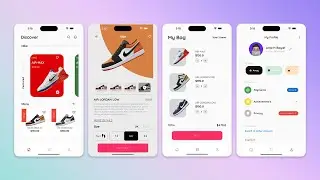 Flutter Tutorial | E-Commerce Store App, Flutter Shoes Shop App UI, Nike Shoe App UI, Flutter UI