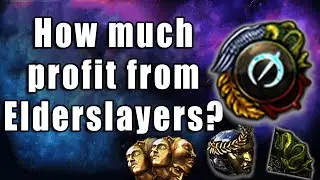 [3.18] How Much Profit is Elderslayers? | Loot From 100 Elderslayers | Path of Exile Sentinel