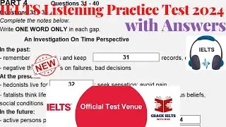 IELTS Listening Actual Test 2024 with Answers | 12.08.2024