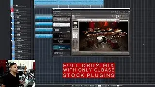 Misha Mansoor: Full Drum Mix with stock Cubase plug-ins