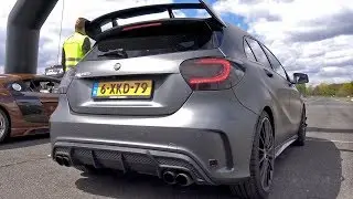 BRABUS Mercedes-Benz A45 AMG - DRAG RACE!