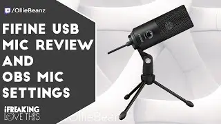 FiFine USB MIC Review and OBS Mic Settings