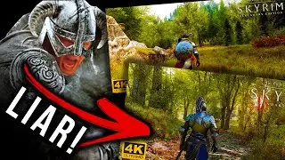 😮 You were LIED to! These are NOT THE BEST GRAPHICS | Real 4K Ultra Visuals in Skyrim are Impossible
