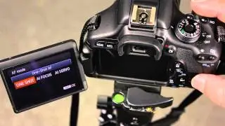 Canon 600D How to change the autofocus mode