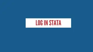 How to create log file in Stata | Log in Stata