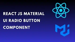 How to use reactjs material ui radio button component