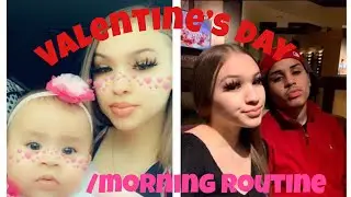 Valentine’s Day/grocery run/morning routine with a 5 month old | 16 and parenting 👨‍👩‍👧