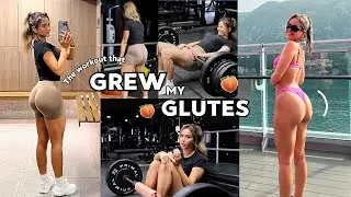 How I GREW my GLUTES! the ONLY workout you need & how to structure your glute workout