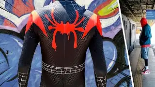 MILES MORALES COSTUME Suit-Up (Spider-Man Into The Spider-Verse) In Real Life