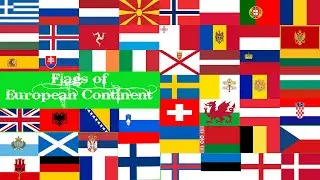 EUROPEAN CONTINENT COUNTRIES FLAG ANIMATED GREEN SCREEN EFFECT BACKGROUND VIDEO | national flags