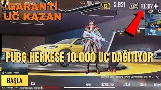 PUBG MOBİLE HERKESE BEDAVA 10.000 UC DAĞITIYOR | pubg mobile uc hilesi - bedava uc kazanma