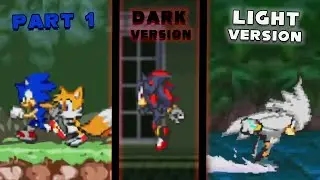 Wave Warrior Sonic EXE: Part 1, Dark, and Light Version - Full Gameplay