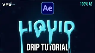 Dripping Liquid Animation After Effects | Tutorial