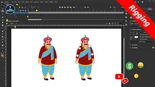 How to Rig a Character in Adobe Animate CC | 2D Animation Hindi Beginner Tutorial