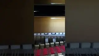 Inside workings of a Piano 