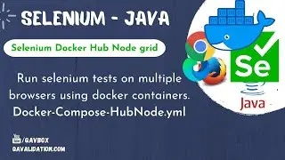 Run selenium4 tests in Docker containers using Hub & Node | docker compose yml file