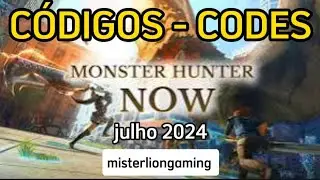 MONSTER HUNTER NOW CODES | CÓDIGOS MONSTER HUNTER NOW | MONSTER HUNTER NOW GIFT CODES | REDEEM CODES