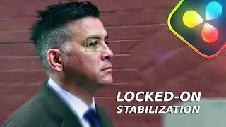 LOCKED ON STABILIZATION EFFECT Davinci Resolve 18 Tutorial