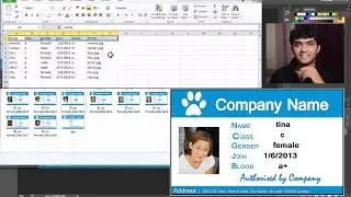 #47 Automatic ID cards in few seconds in adobe Photoshop with variables
