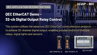 QEC EtherCAT Demo - 32-ch Digital Output Relay Control