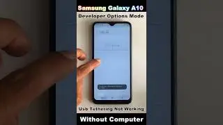 Samsung Galaxy A10 Developer Options Mode Not Working ✅ Samsung A10 Usb Tethering Not Working #2024