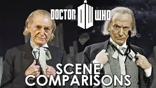 Doctor Who (1963–1989) and An Adventure in Space and Time (2013) - scene comparisons
