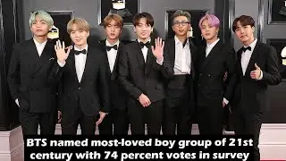 BTS named most-loved boy group of 21st century with 74 percent votes in survey