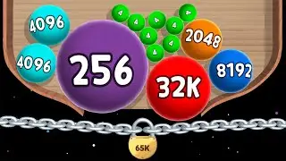 Laser Bubbles 2048 - LARGE Numbers (Unlock 1024 2048 4096 8192 16K 32K 65K)