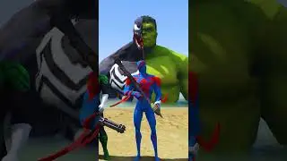 GTA V: Avengers Vs Giant Hulk Venom, Who will Win? 😱 | #shorts