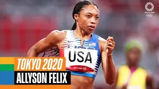 🏃‍♀️ 🇺🇸 Every Allyson Felix medal race! | Athlete Highlights