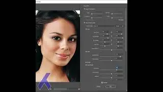 Face Aware Liquify Effect in photoshop 2022