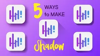 5 WAYS TO MAKE A SHADOW in ADOBE ILLUSTRATOR. WITHOUT A GAUSSIAN BLUR