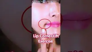 Lip Corner Lift Exercise! Lift Marionette Lines, Jowls! Quick Results🔥 