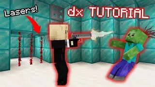 Detect HEADSHOTS, Make LASER GATES - Precise Hitbox Detection || Minecraft Datapack Tutorial