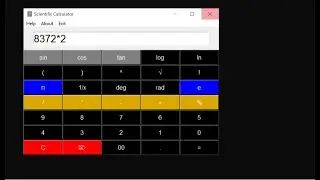 Scientific GUI Calculator In Python With Source Code | Source Code & Projects