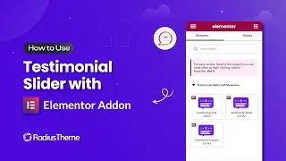 How to Use Testimonial Slider with Elementor Addon