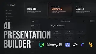 AI Presentation Builder (PART 1/2) - Nextjs 15, OpenAI, LemonSqueezy, Prisma, Clerk, Neon