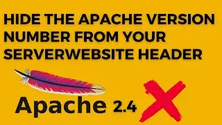 Hide the Apache version number from your server/website header by making configuration changes.