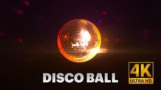 Disco Ball Video Color Party Lights for Room | Colorful  Disco Ball | 1 hour | 4K