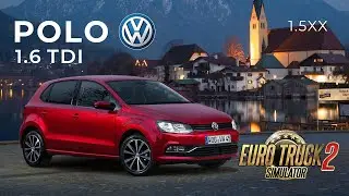 Volkswagen Polo 1.6 TDI |  ETS 2 (1.50) Euro Truck Simulator 2