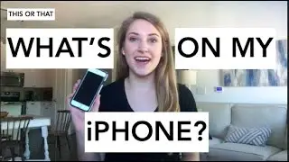 Whats on My iPhone? || This or That