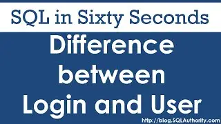 Difference Between Login and User - SQL in Sixty Seconds #070