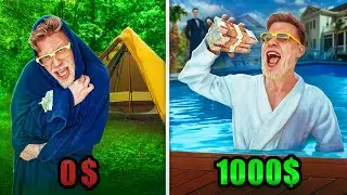 Номер в отеле за $1 vs $10,000 !! Где остановиться в СОЧИ? Дорого vs дешево ЧЕЛЛЕНДЖ