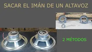 2 Métodos para sacar el imán de un altavoz | Parlante